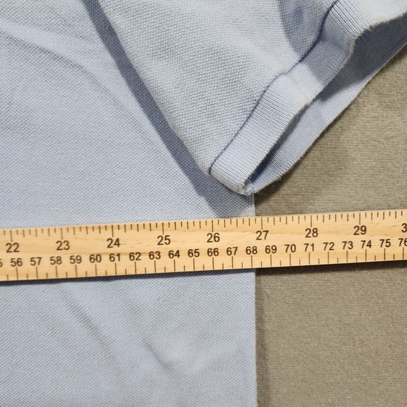 Polo Ralph Lauren Polo Shirt Mens 2XL Blue Solid Classic Fit 100% Cotton - Picture 12 of 15